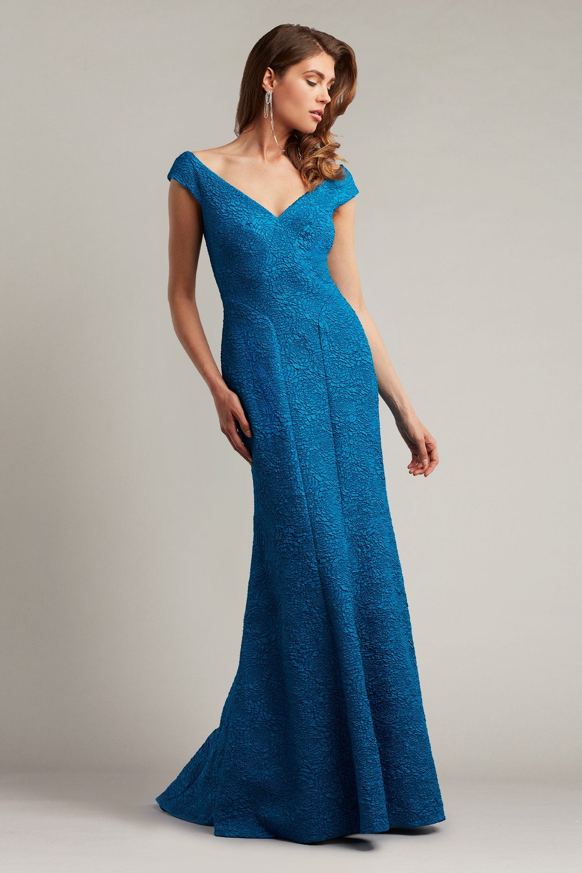 Dale Rose Jacquard Gown