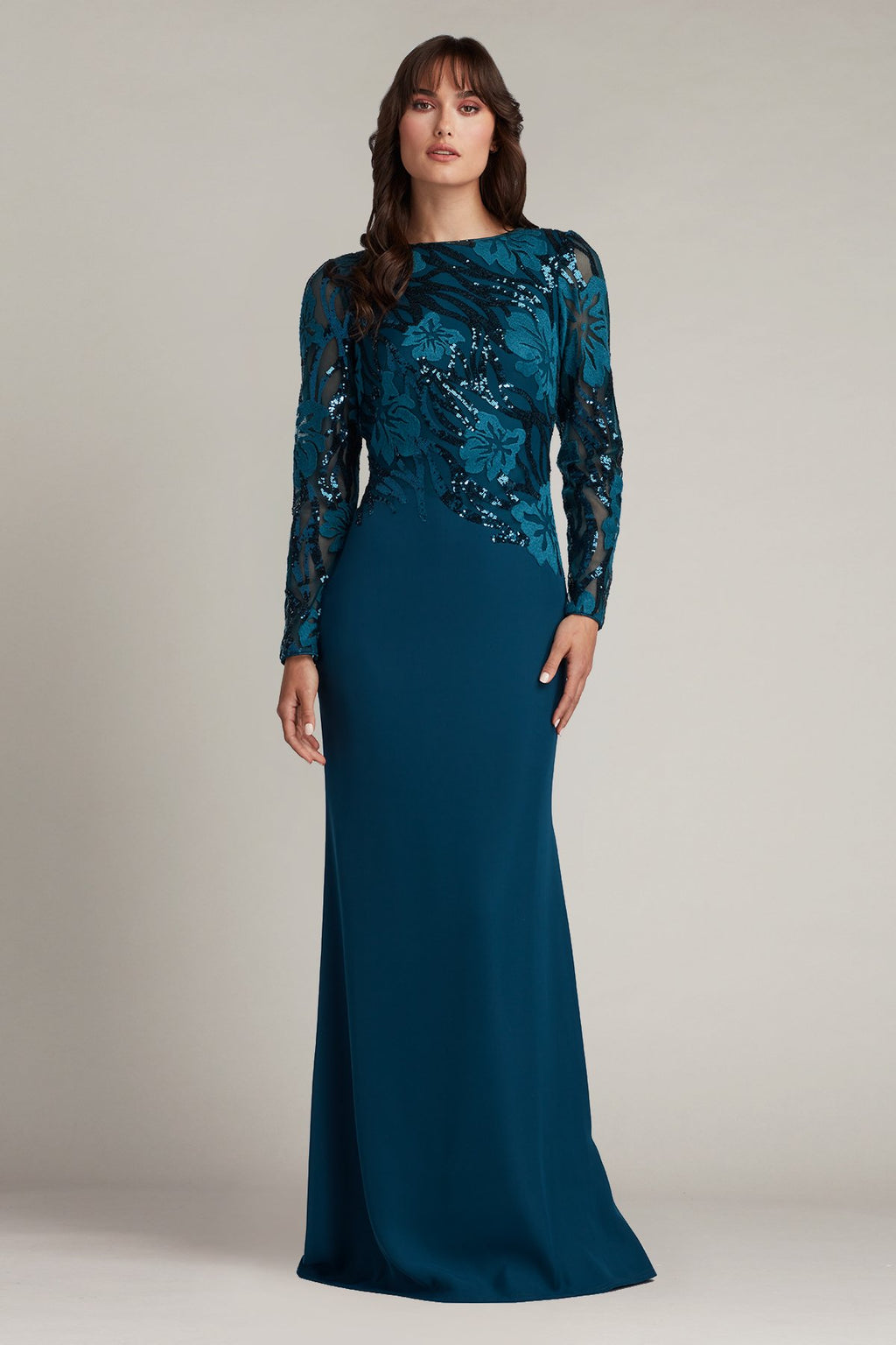 Juanita Sequin-Embellished Gown