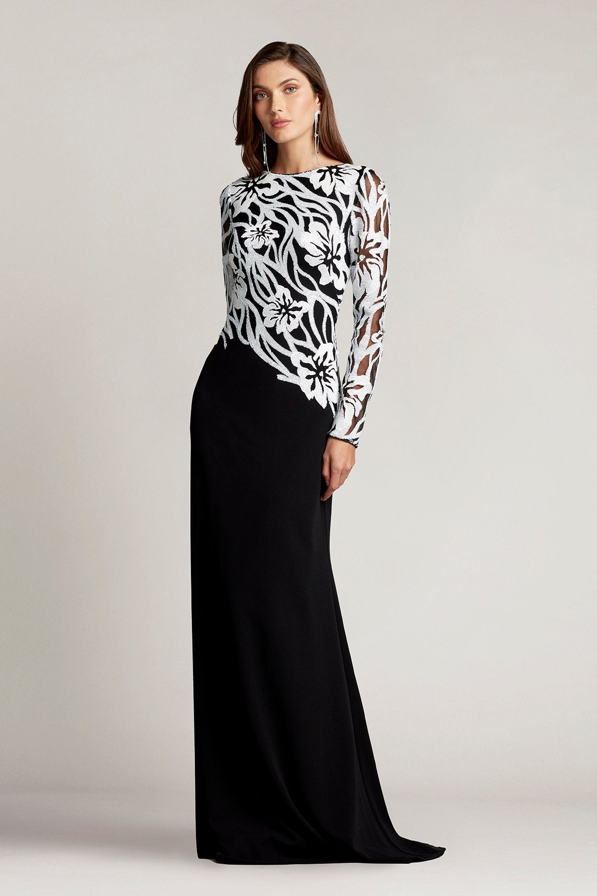 Juanita Sequin-Embellished Gown