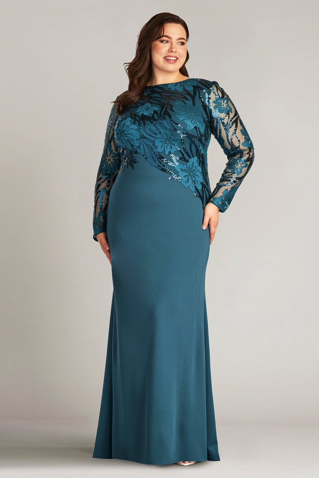 Juanita Sequin-Embellished Gown - PLUS SIZE