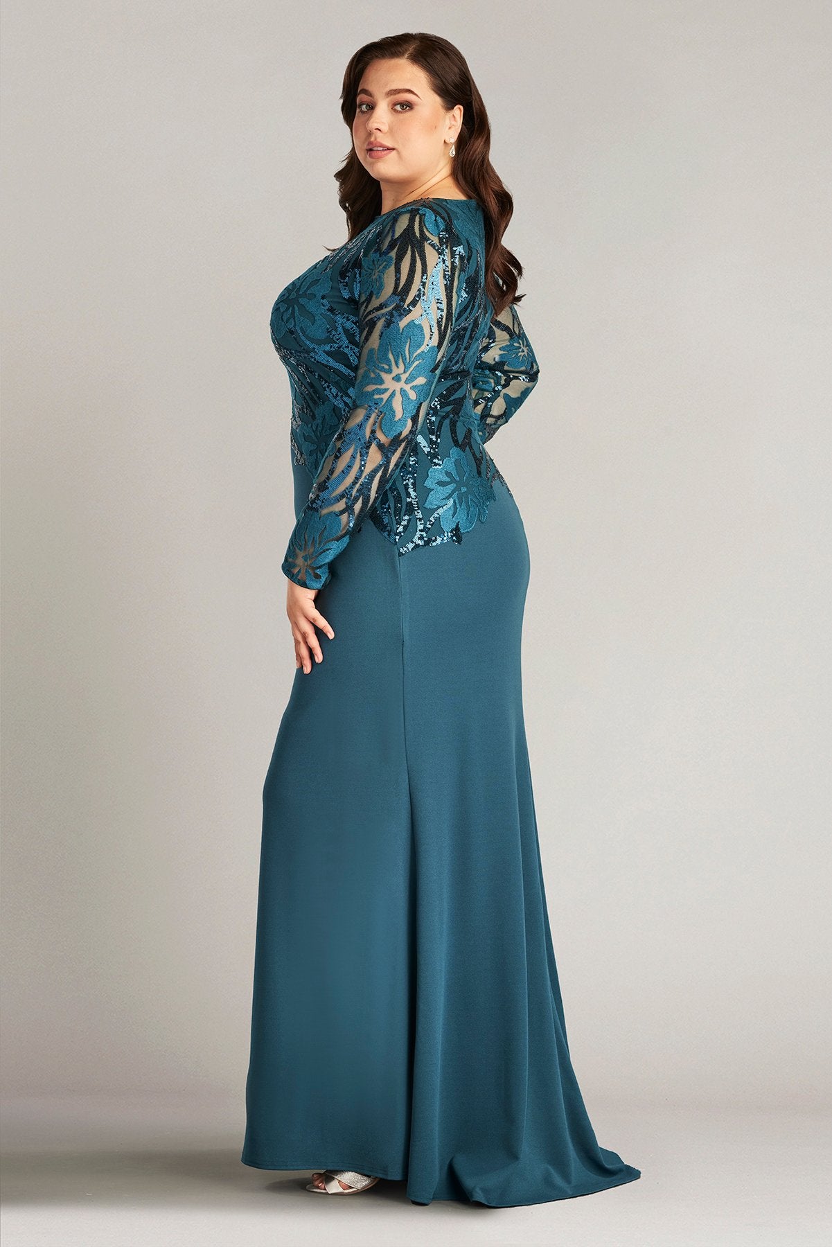 Juanita Sequin-Embellished Gown - PLUS SIZE