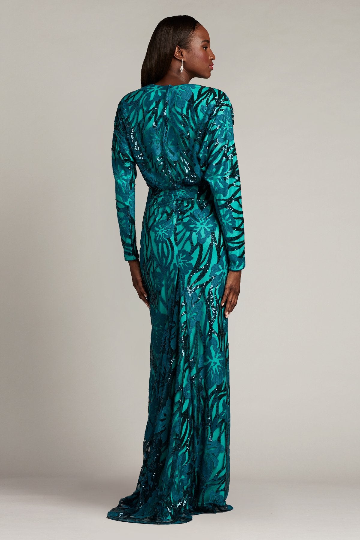Blanche Draped Dolman Gown