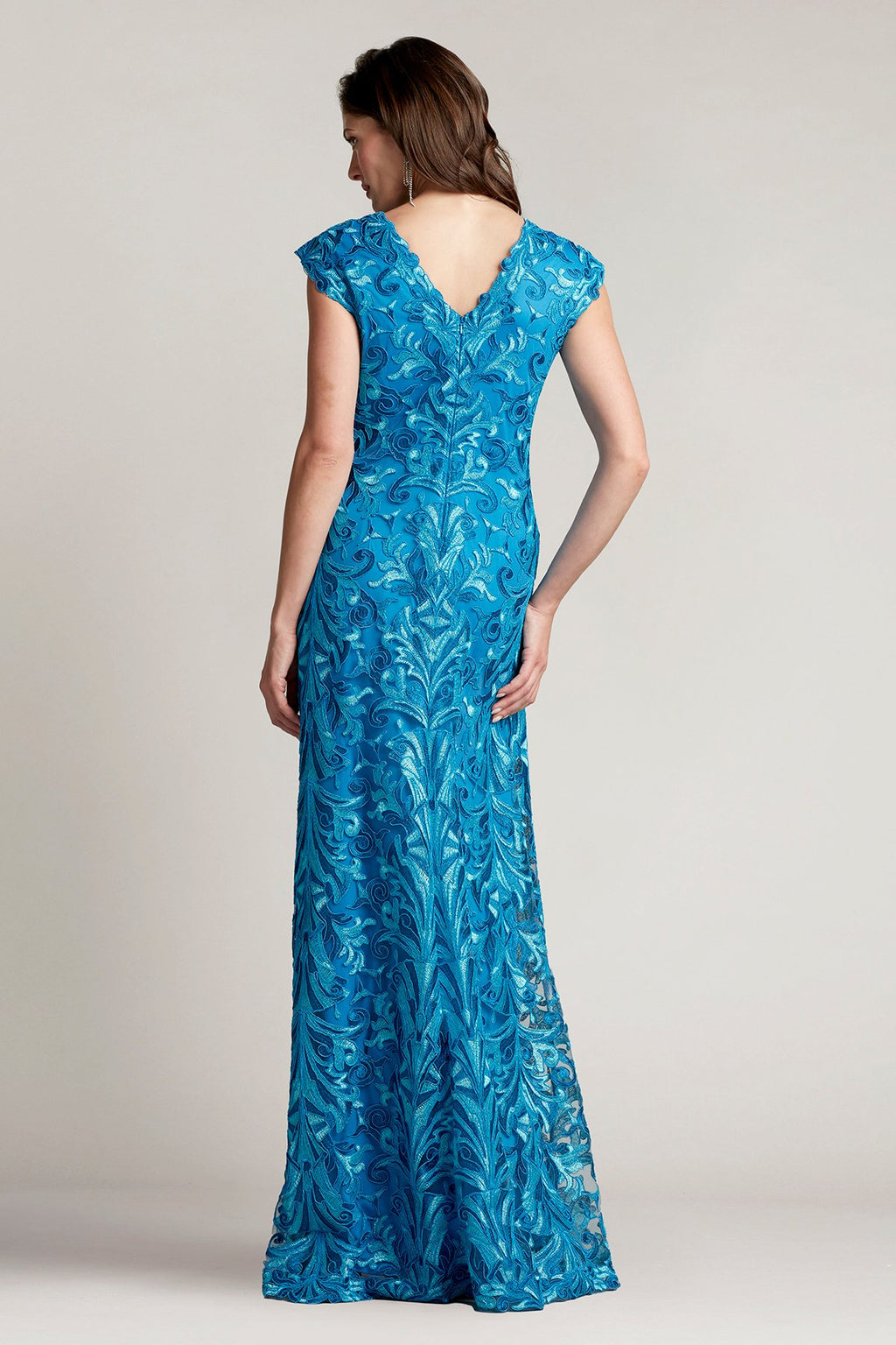 Lonnie Embroidered Tulle Gown