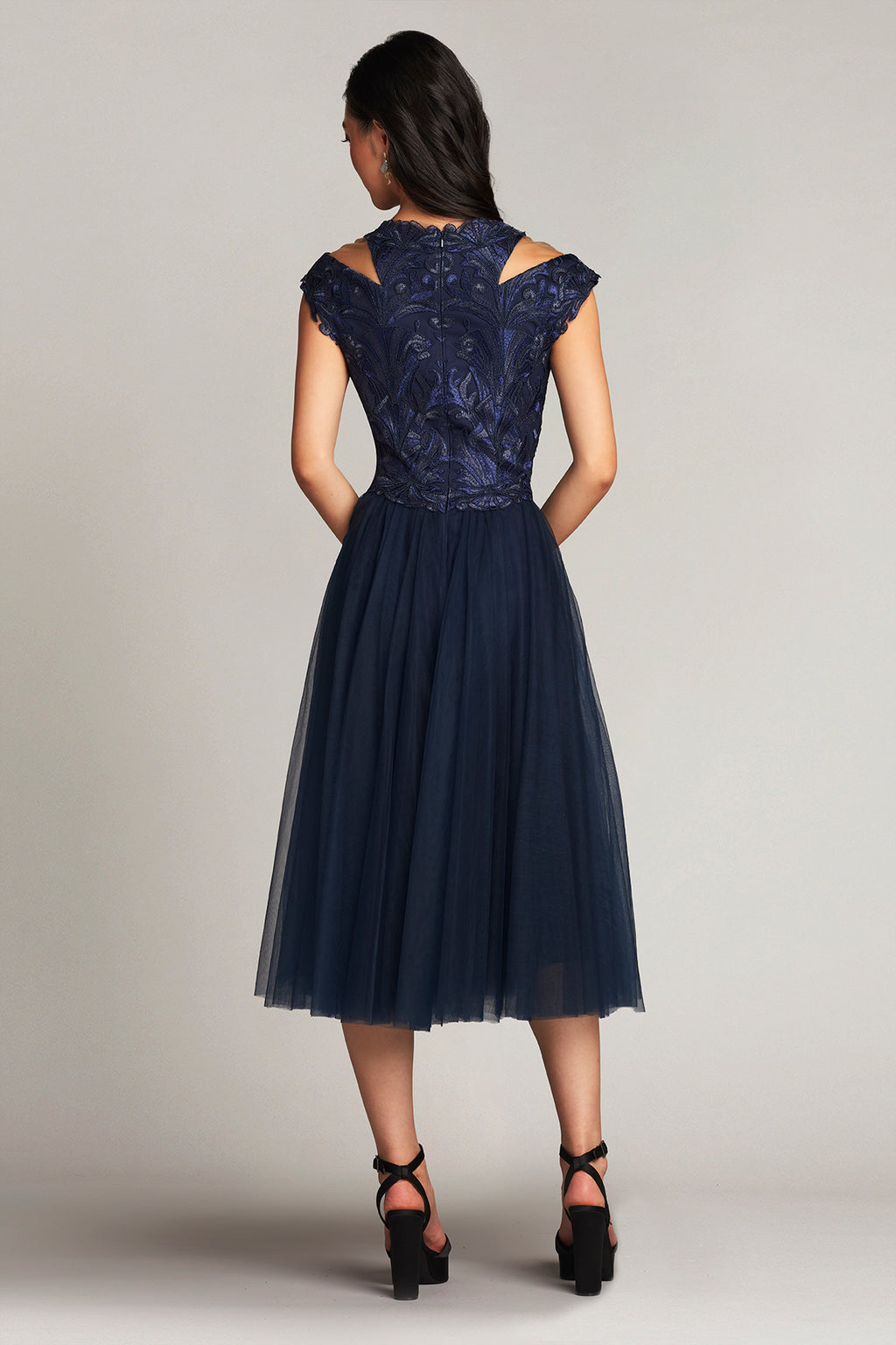 Cora Embroidered Tulle Dress