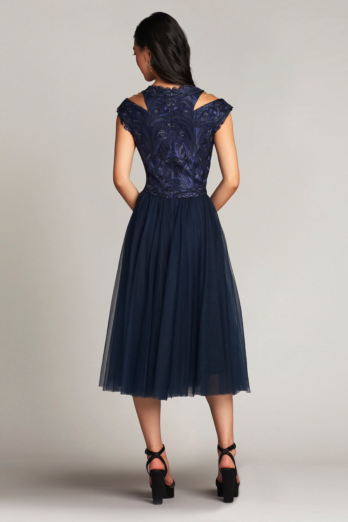 Cora Embroidered Tulle Dress
