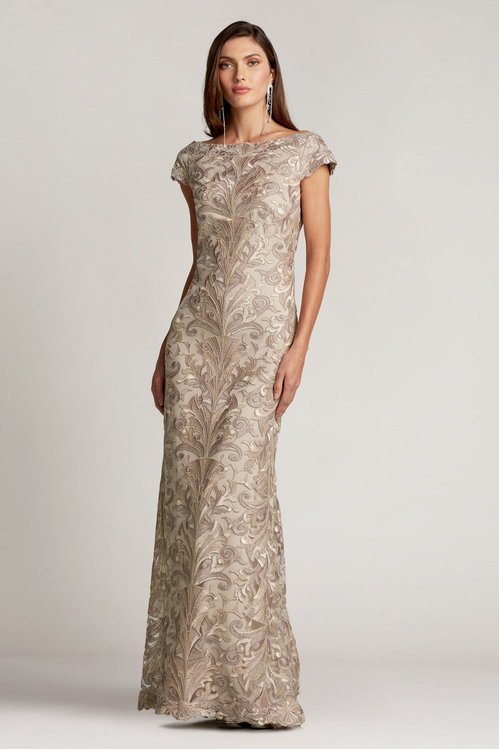 Floyd Embroidered Tulle Gown