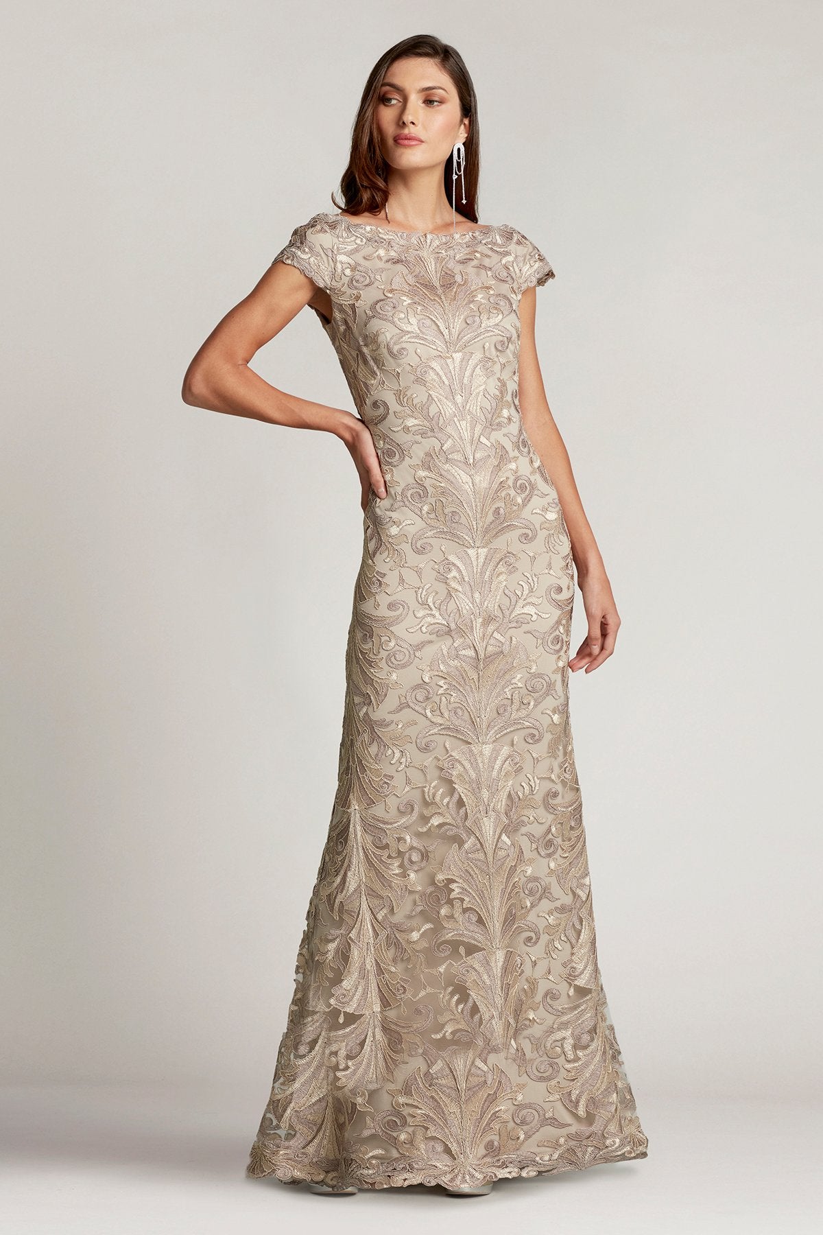 Floyd Embroidered Tulle Gown