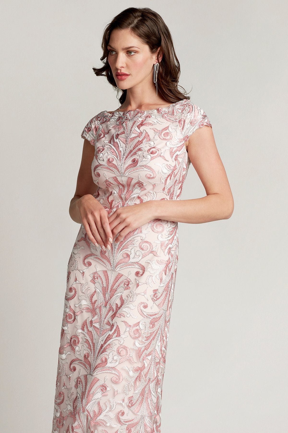 Floyd Embroidered Tulle Gown
