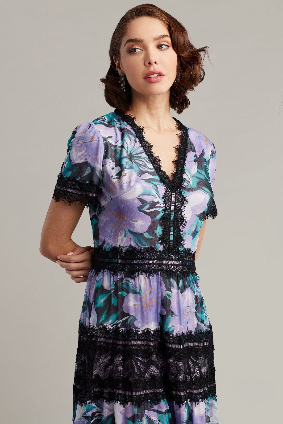 Della Tea-Length Dress