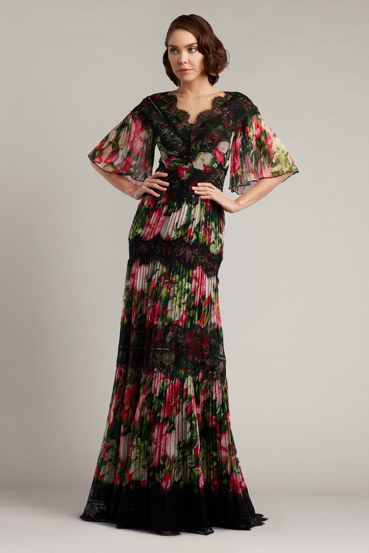 Geneva Crinkle Chiffon Gown