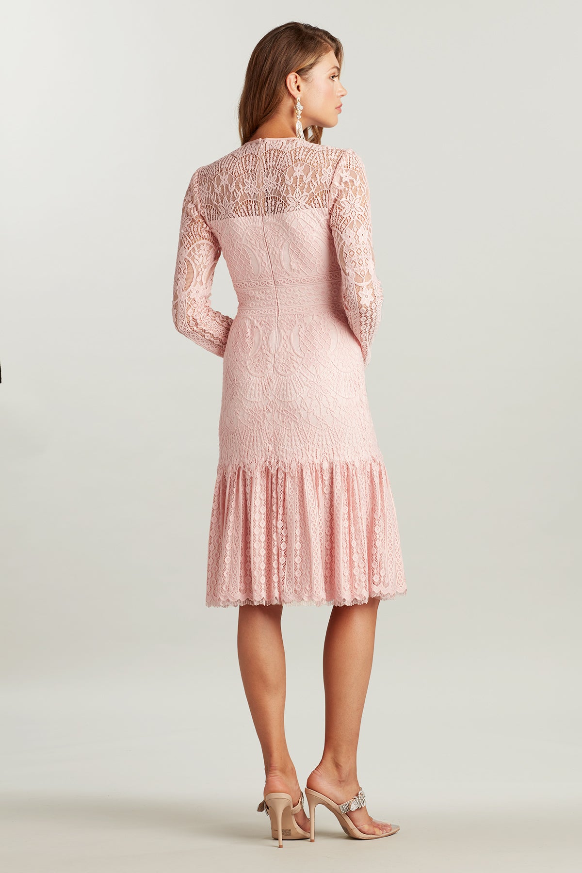 Perla Long-Sleeve Lace Dress