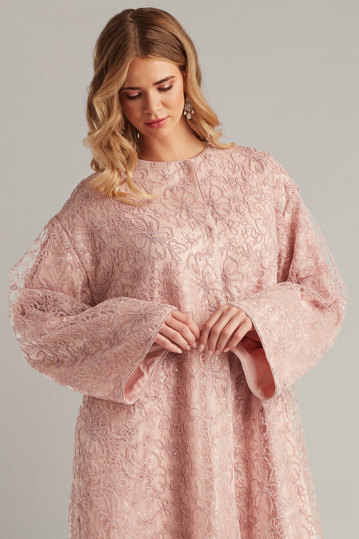 Baynton Sequin Embroidered Caftan Gown