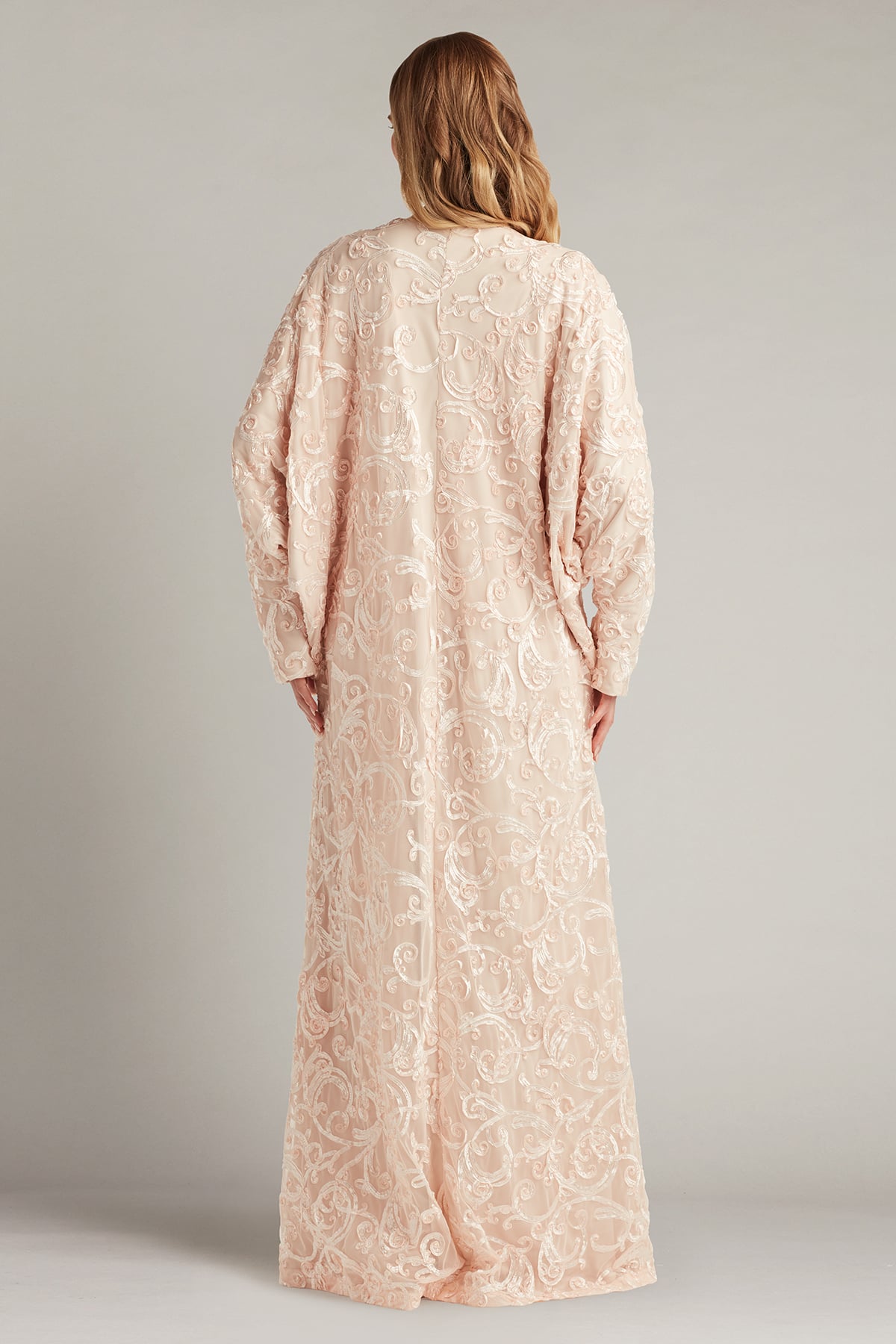 Sonnie Sequin Lace Caftan Gown