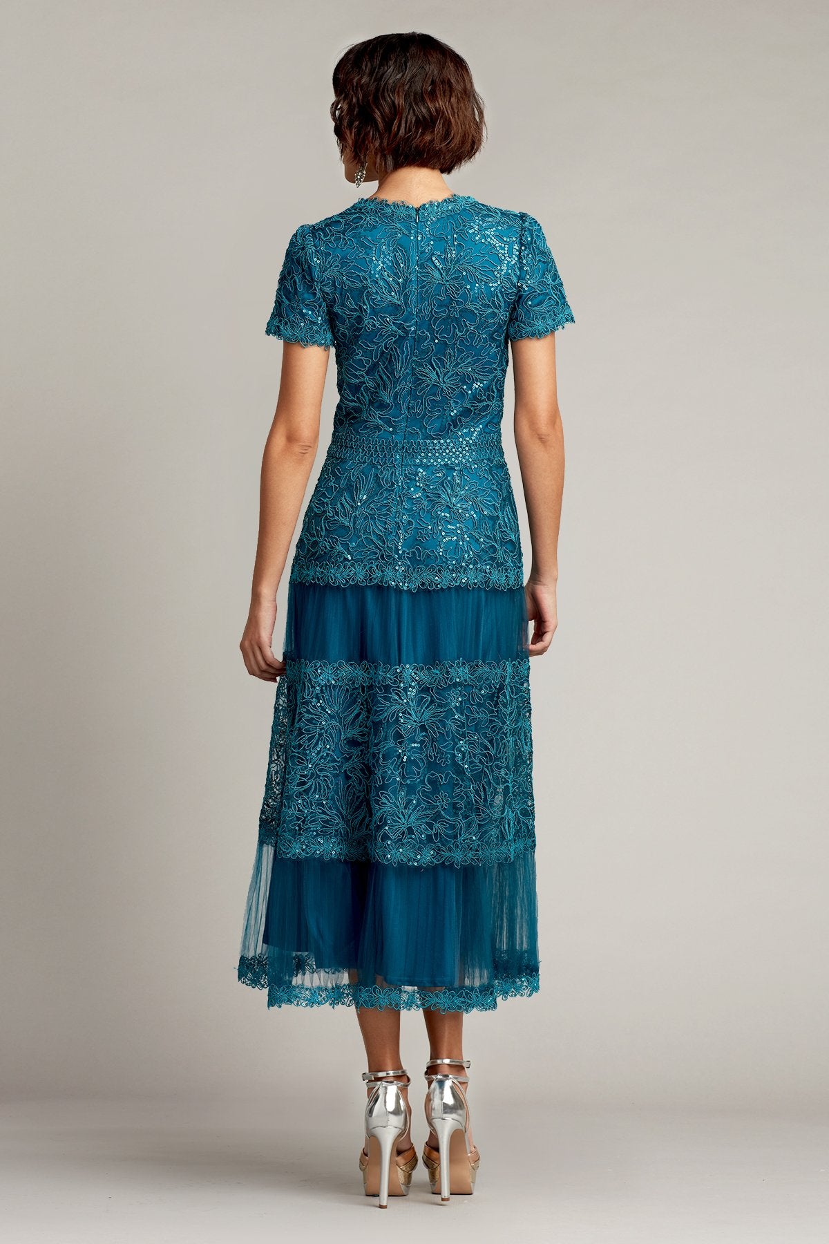 Canyon Sequin Embroidered Tulle Dress