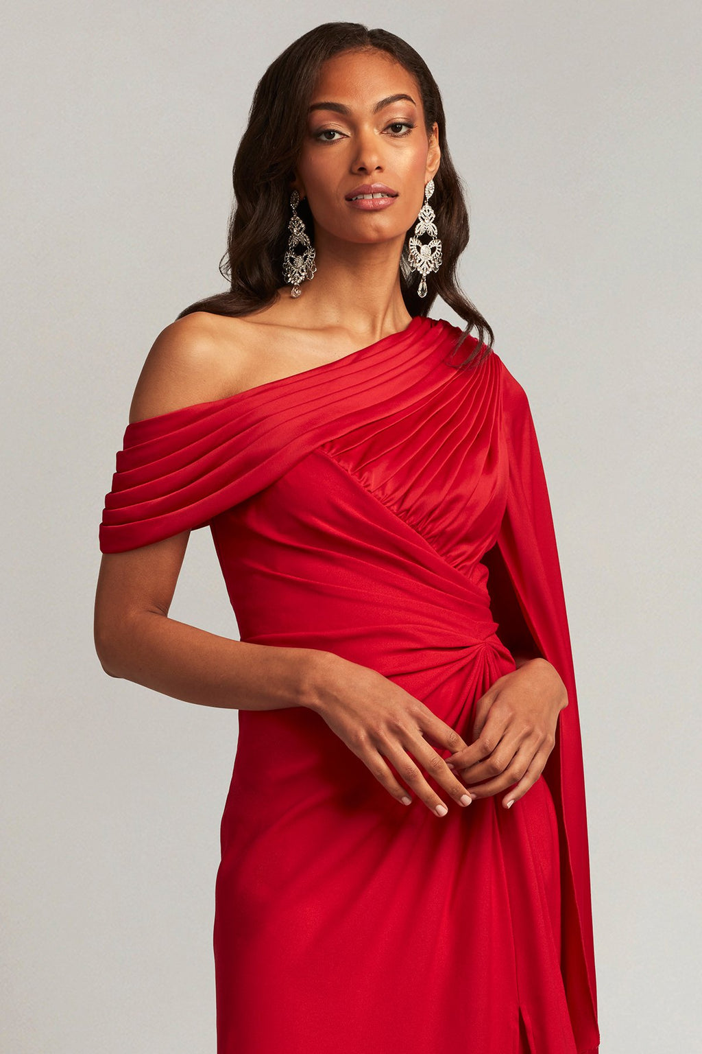 Ember Cape Sleeve Gown