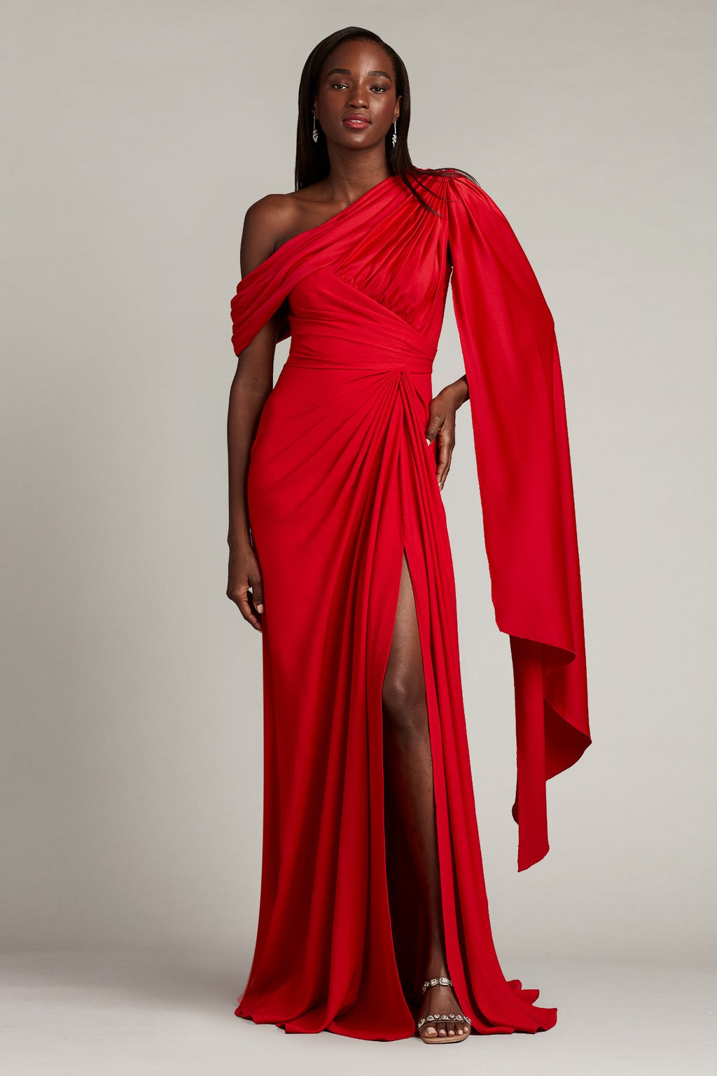 Ember Cape Sleeve Gown