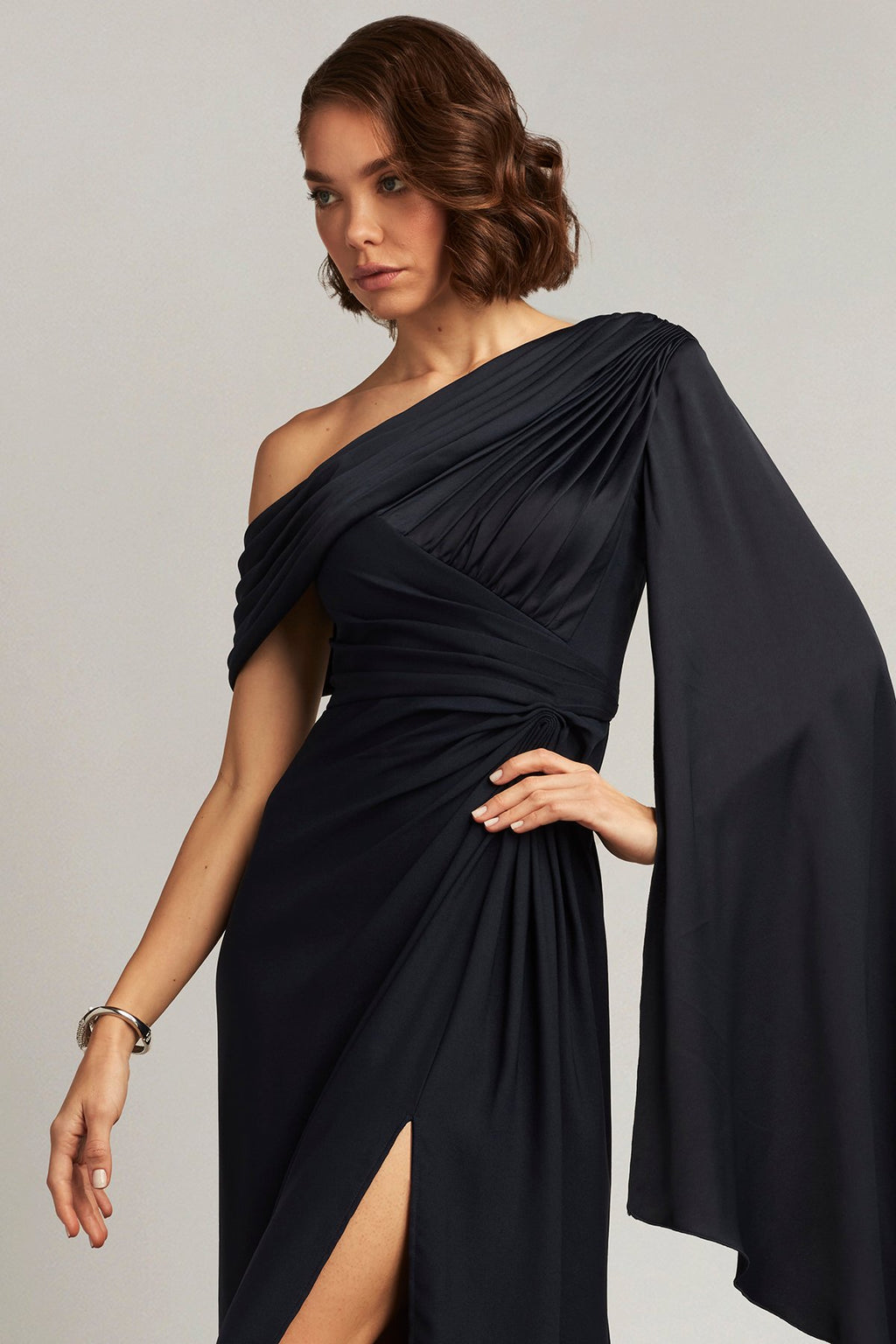 Ember Cape Sleeve Gown