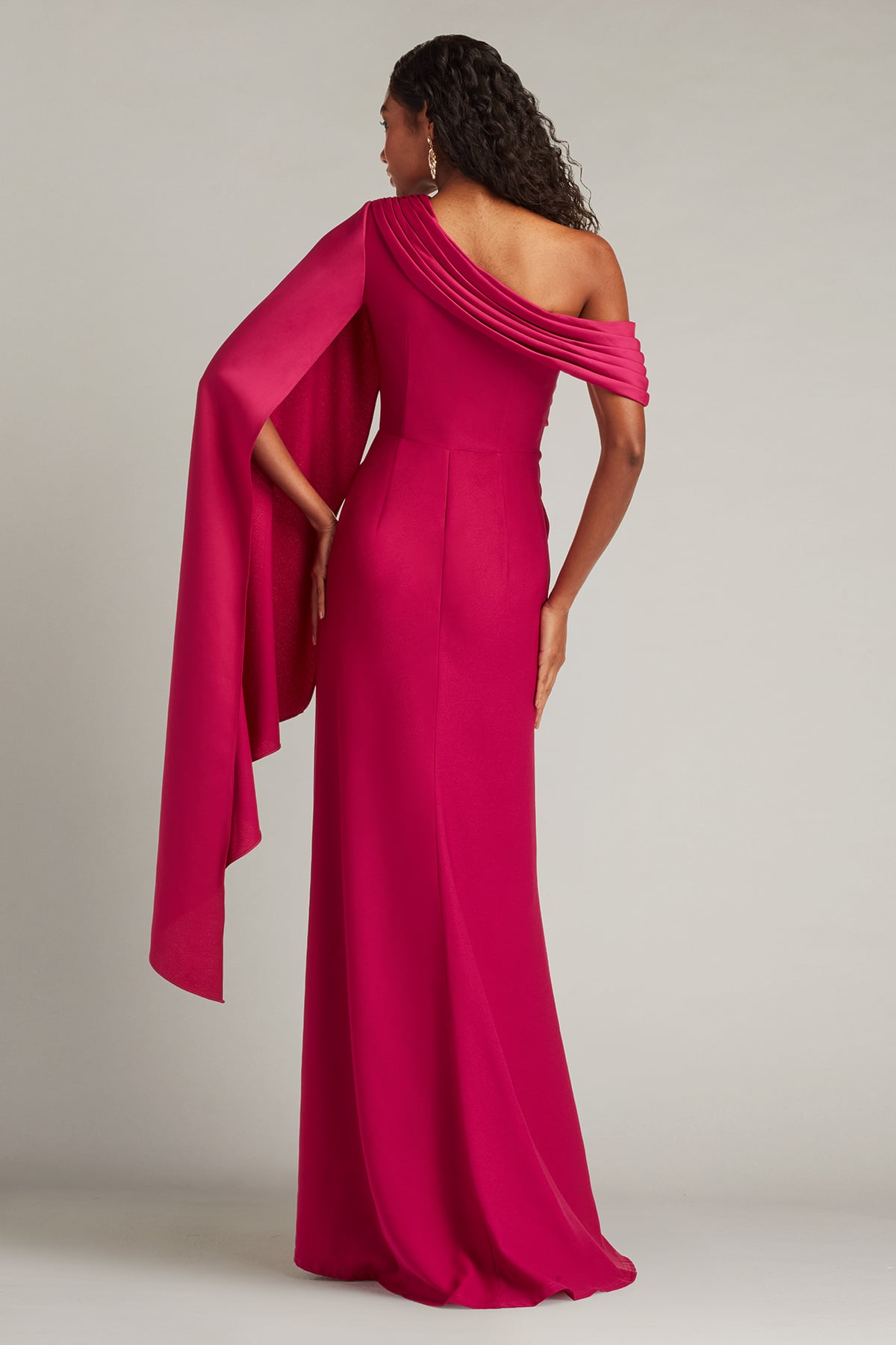 Ember Cape Sleeve Gown