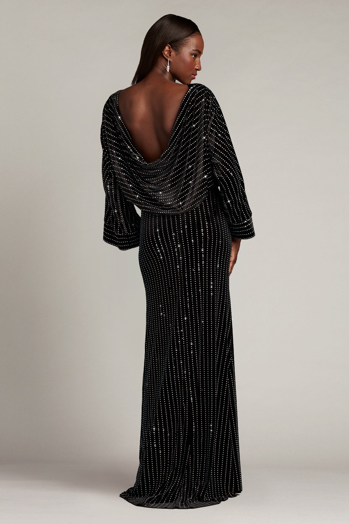 Dionne Diamanté Embellished Kimono Sleeve Gown
