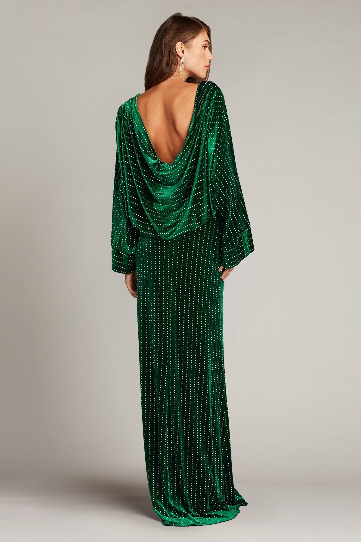 Dionne Diamanté Embellished Kimono Sleeve Gown
