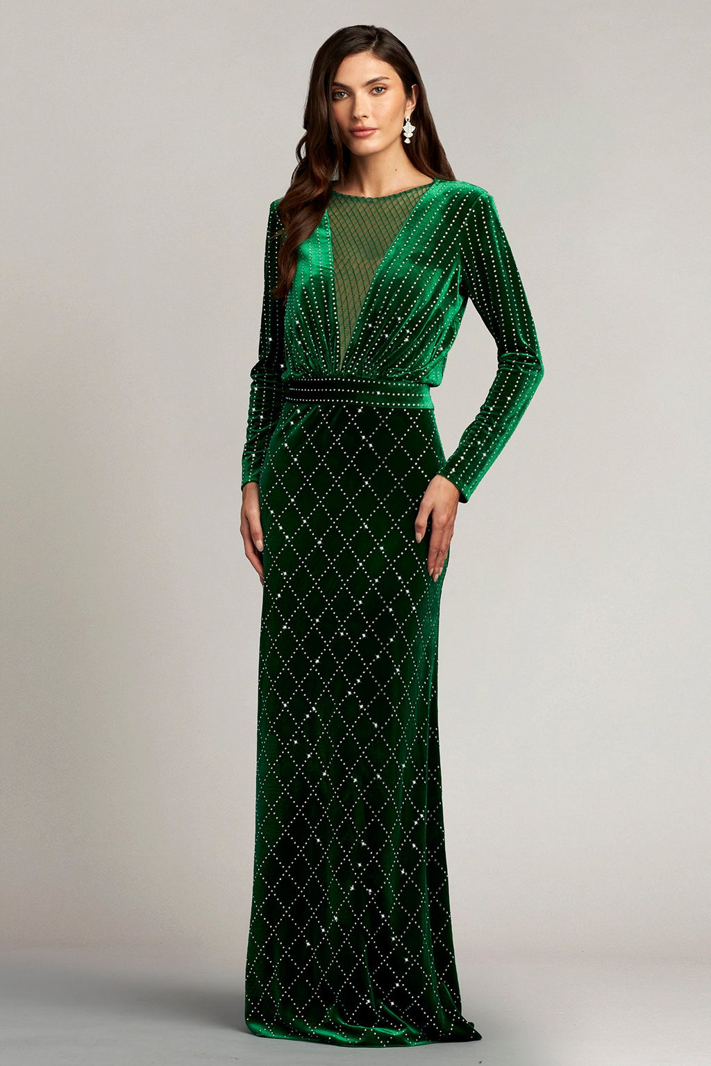 Avi Diamanté Plunge Gown