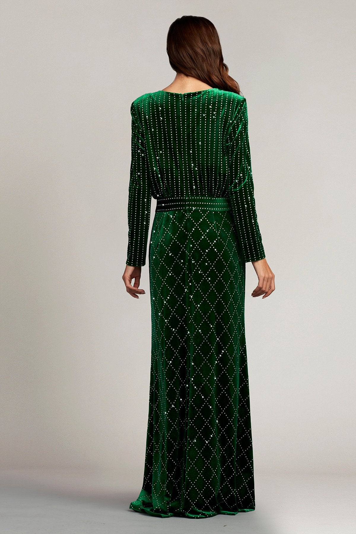 Avi Diamanté Plunge Gown