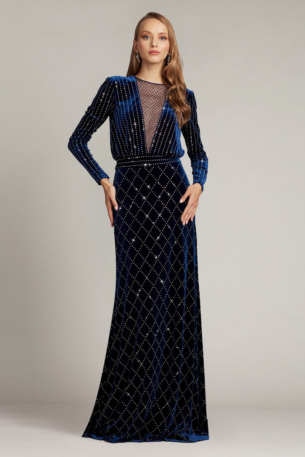 Avi Diamanté Plunge Gown