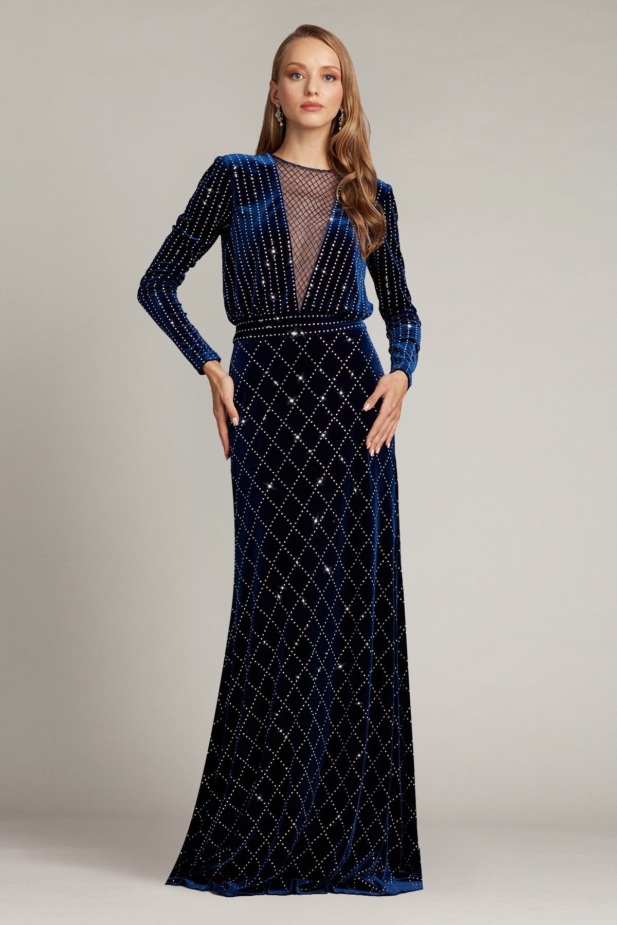 Avi Diamanté Plunge Gown