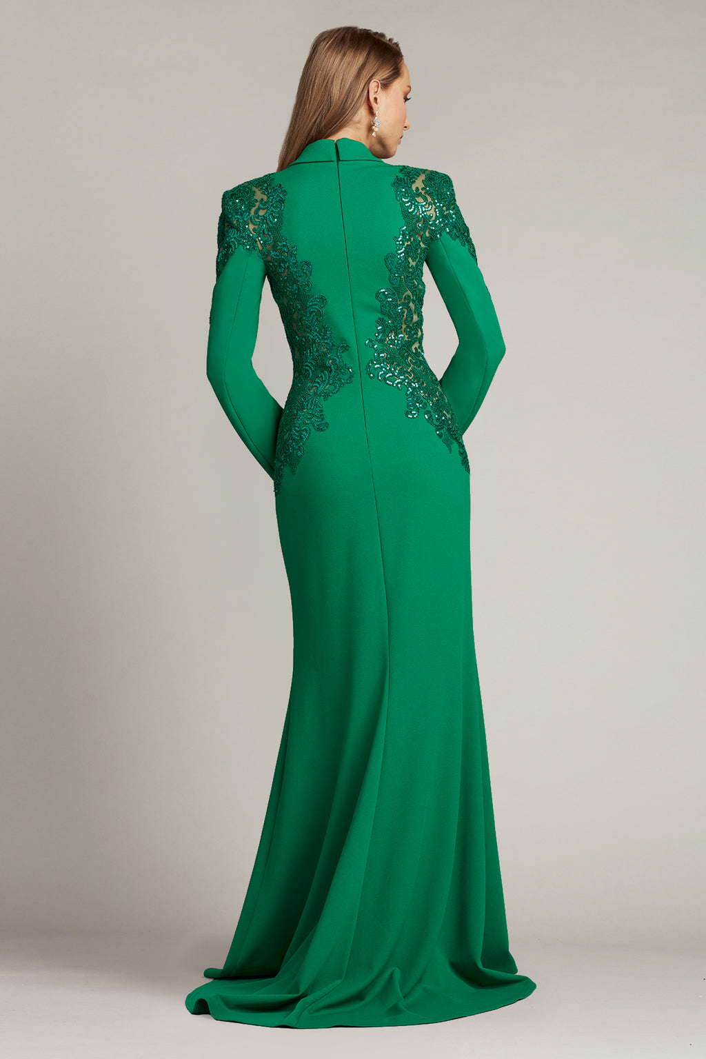 Serina Peak Lapel Gown