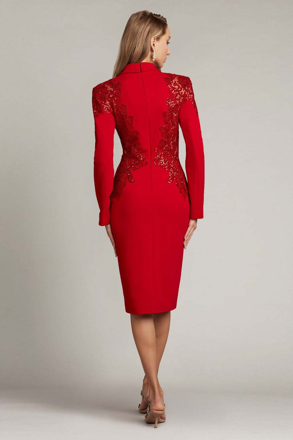 Serina Peak Lapel Dress