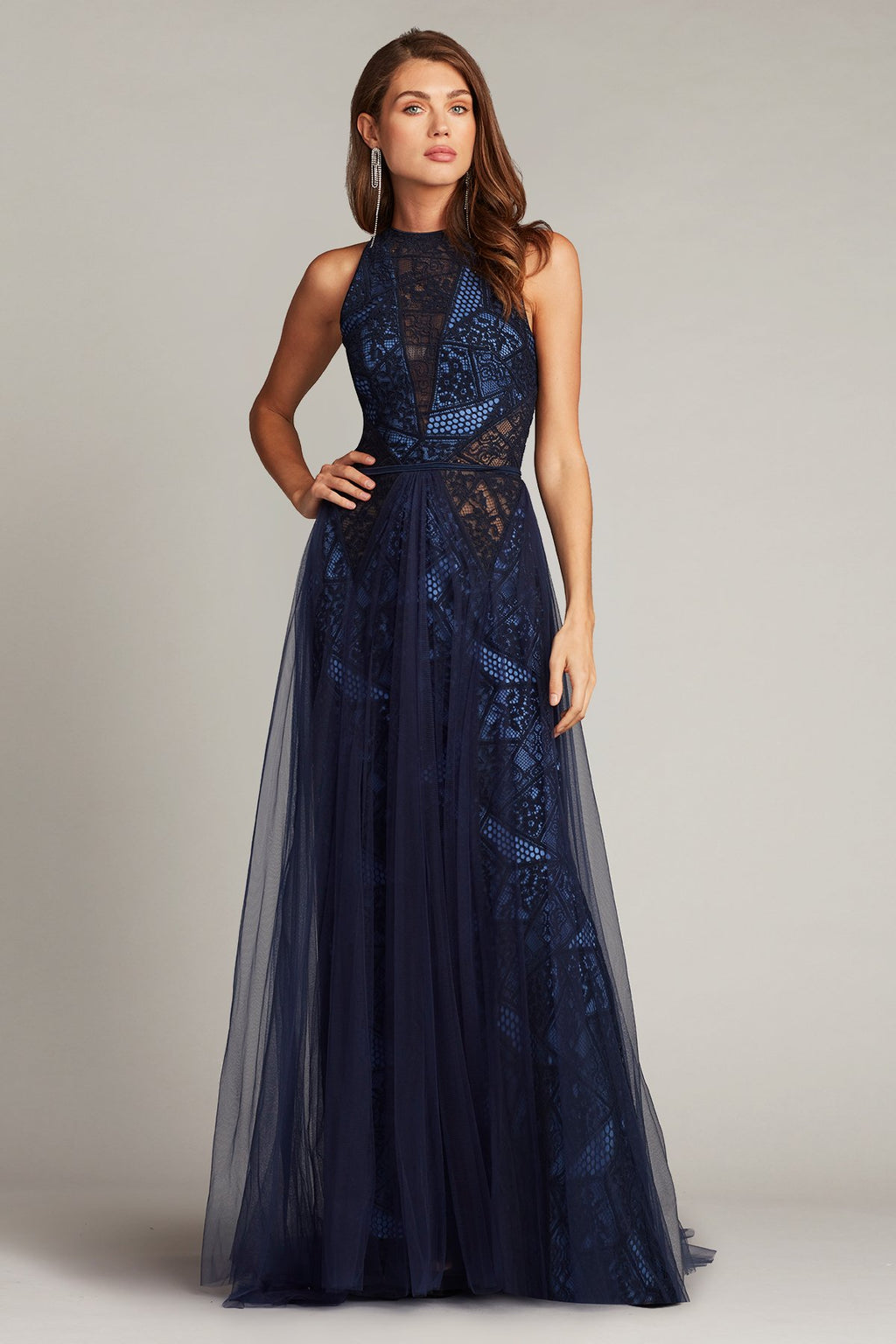Katalina Lace Patchwork Gown