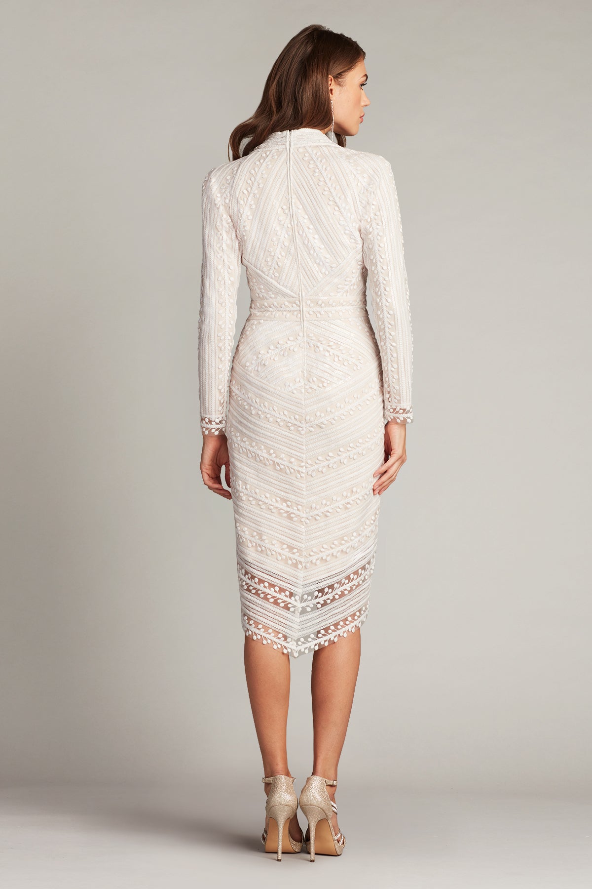 Tiera Braid Embroidered High-Low Dress
