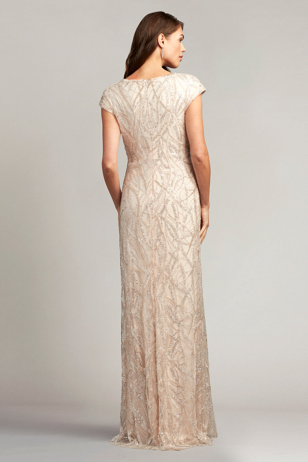 Linnea Beaded Tulle Gown