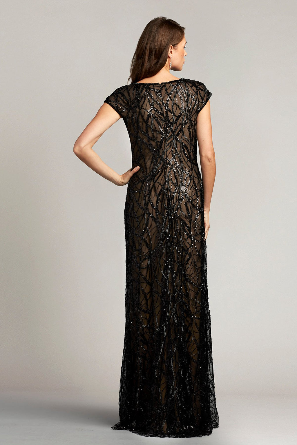 Linnea Beaded Tulle Gown