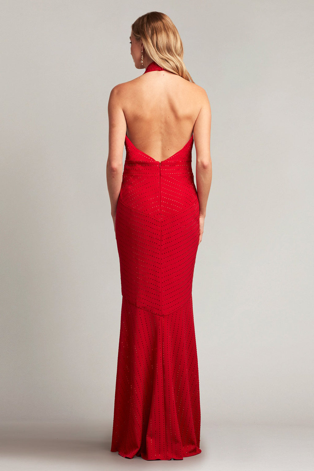Vanie Diamanté Plunge Gown