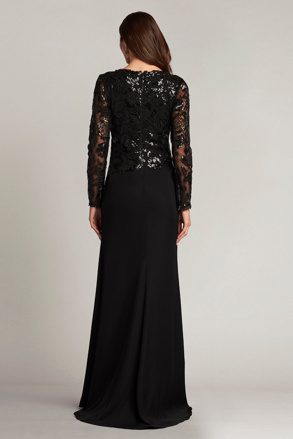 Sydel Sequin Embroidered Gown