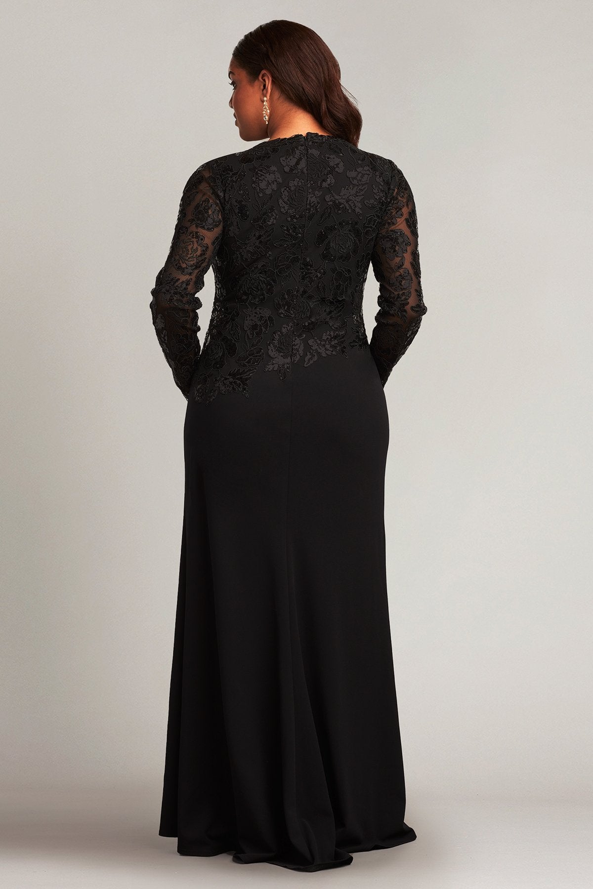 Sydel Sequin Embroidered Gown - PLUS SIZE