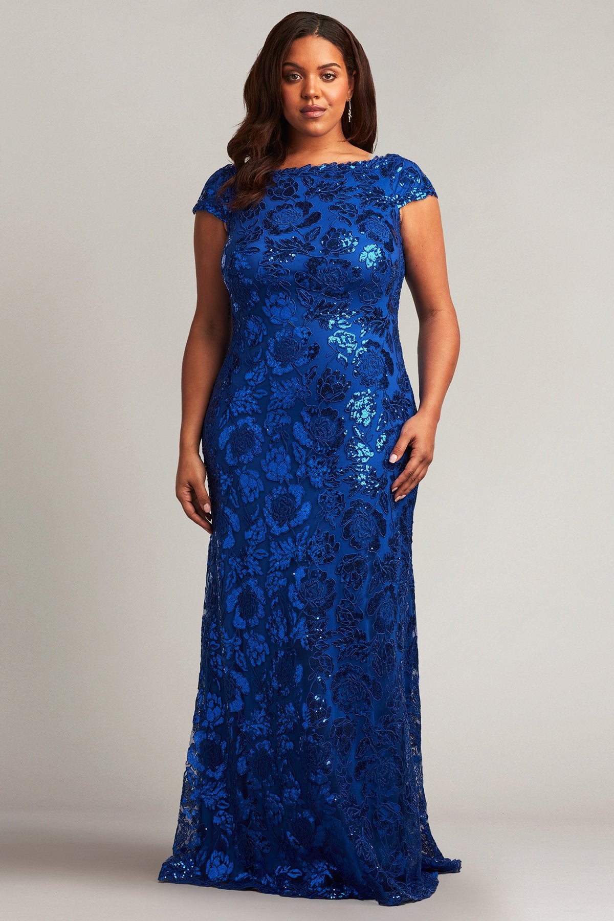 Hynds Sequin Embroidered Gown - PLUS SIZE