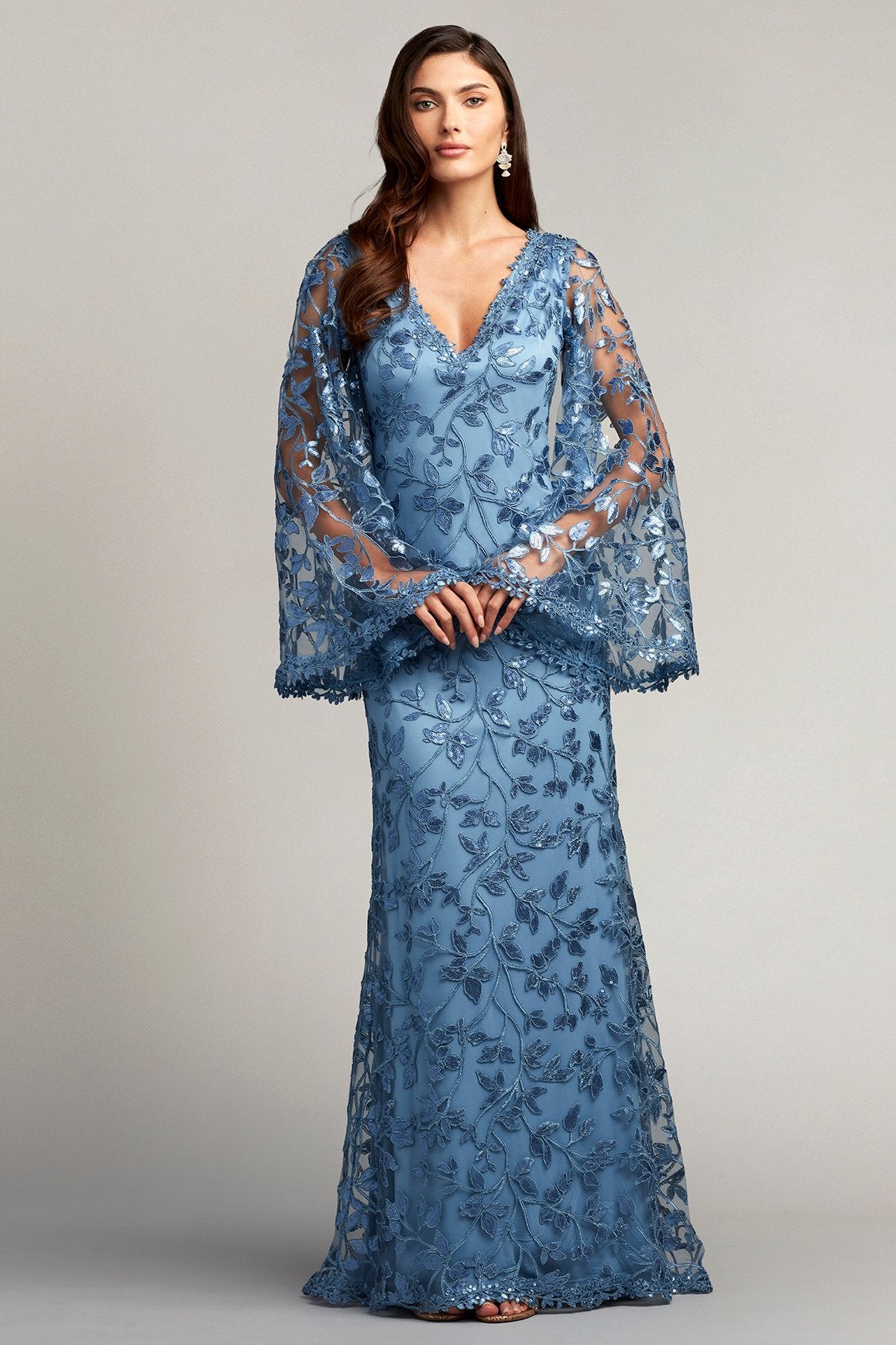 Farley Flared Sleeve Gown