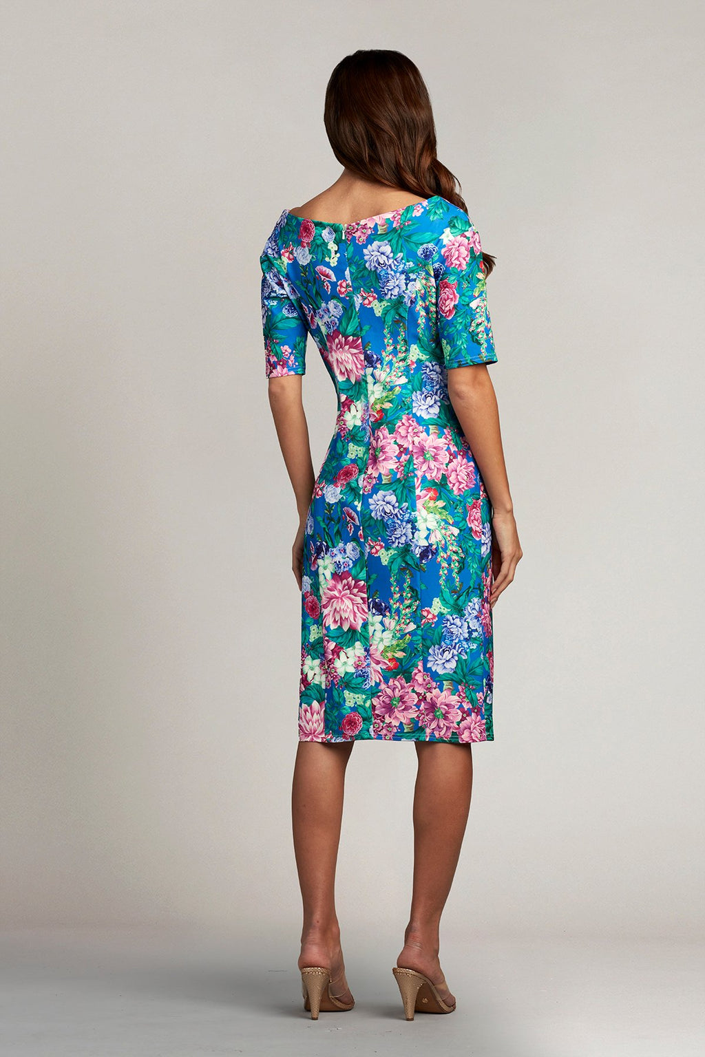 Adi Printed Crepe Dress