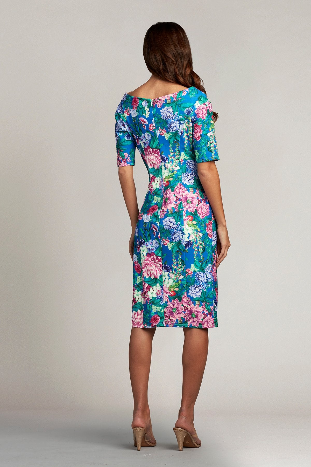 Adi Printed Crepe Dress