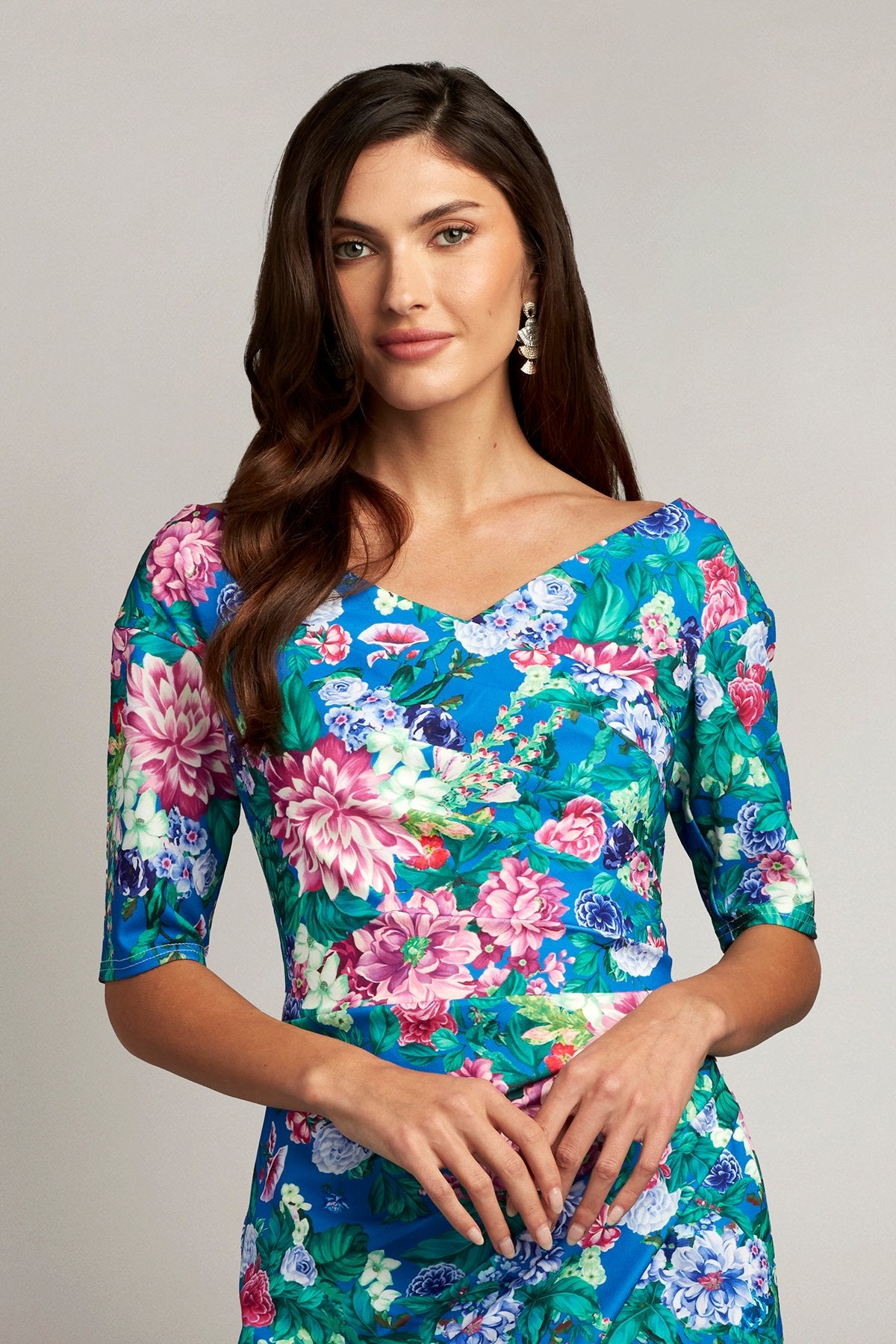 Adi Printed Crepe Dress
