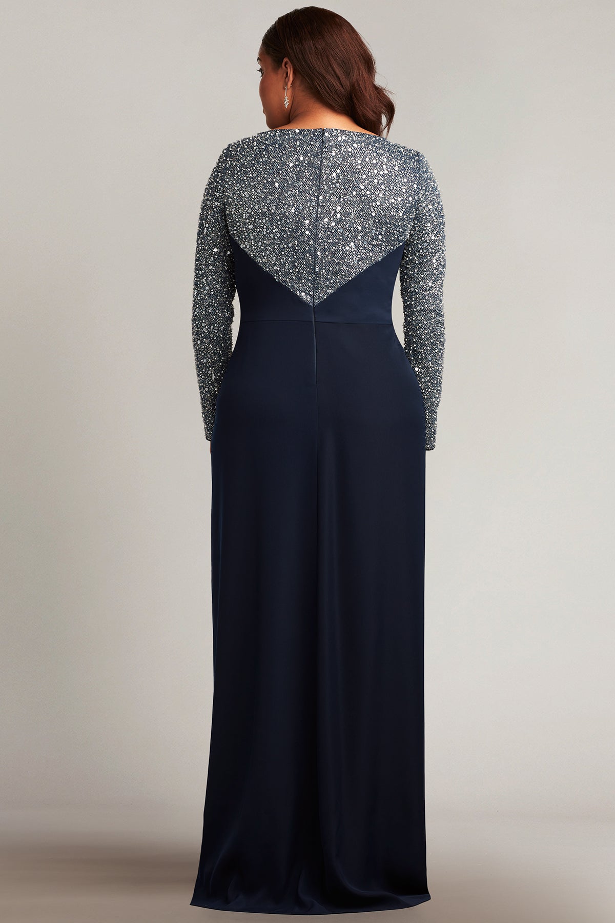 Rhys Embellished Twist Drape Gown - PLUS SIZE