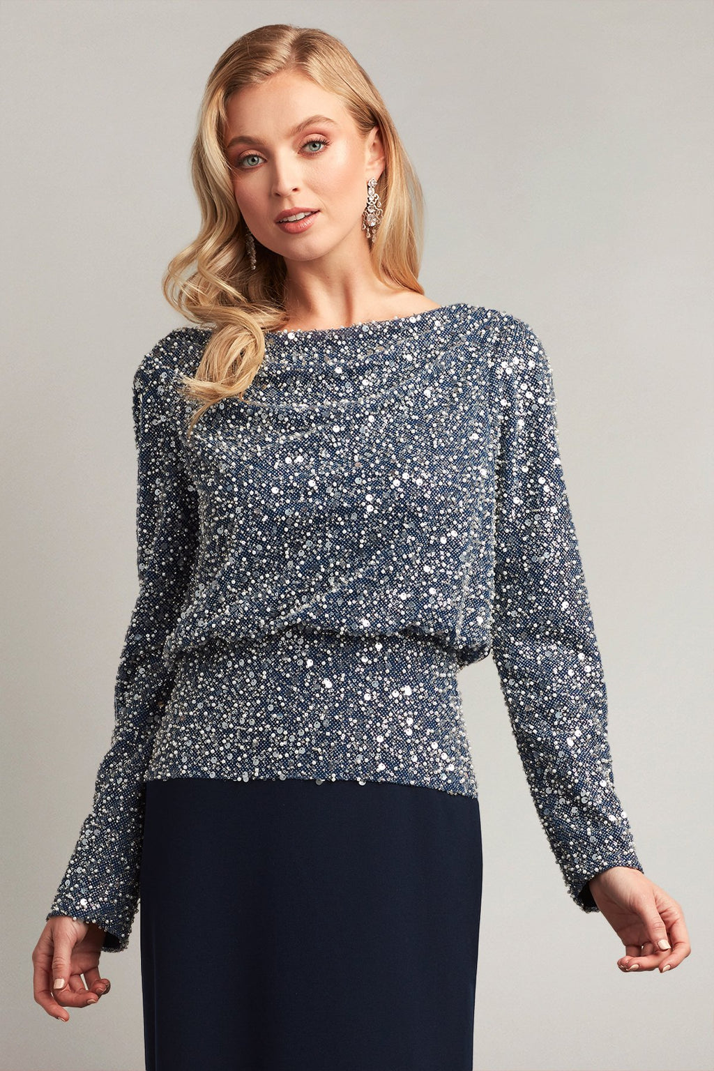 Hennigan Embellished Blouson Gown