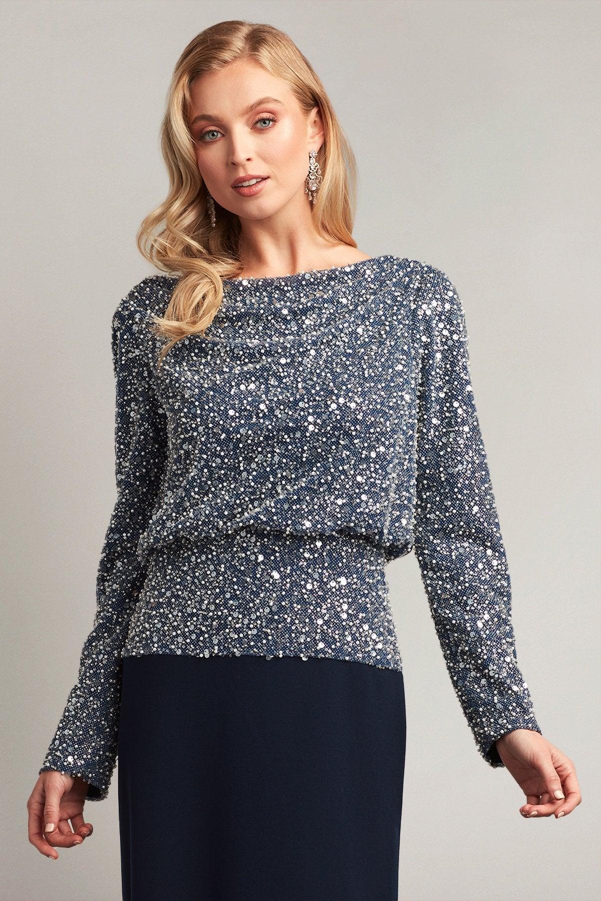 Hennigan Embellished Blouson Gown