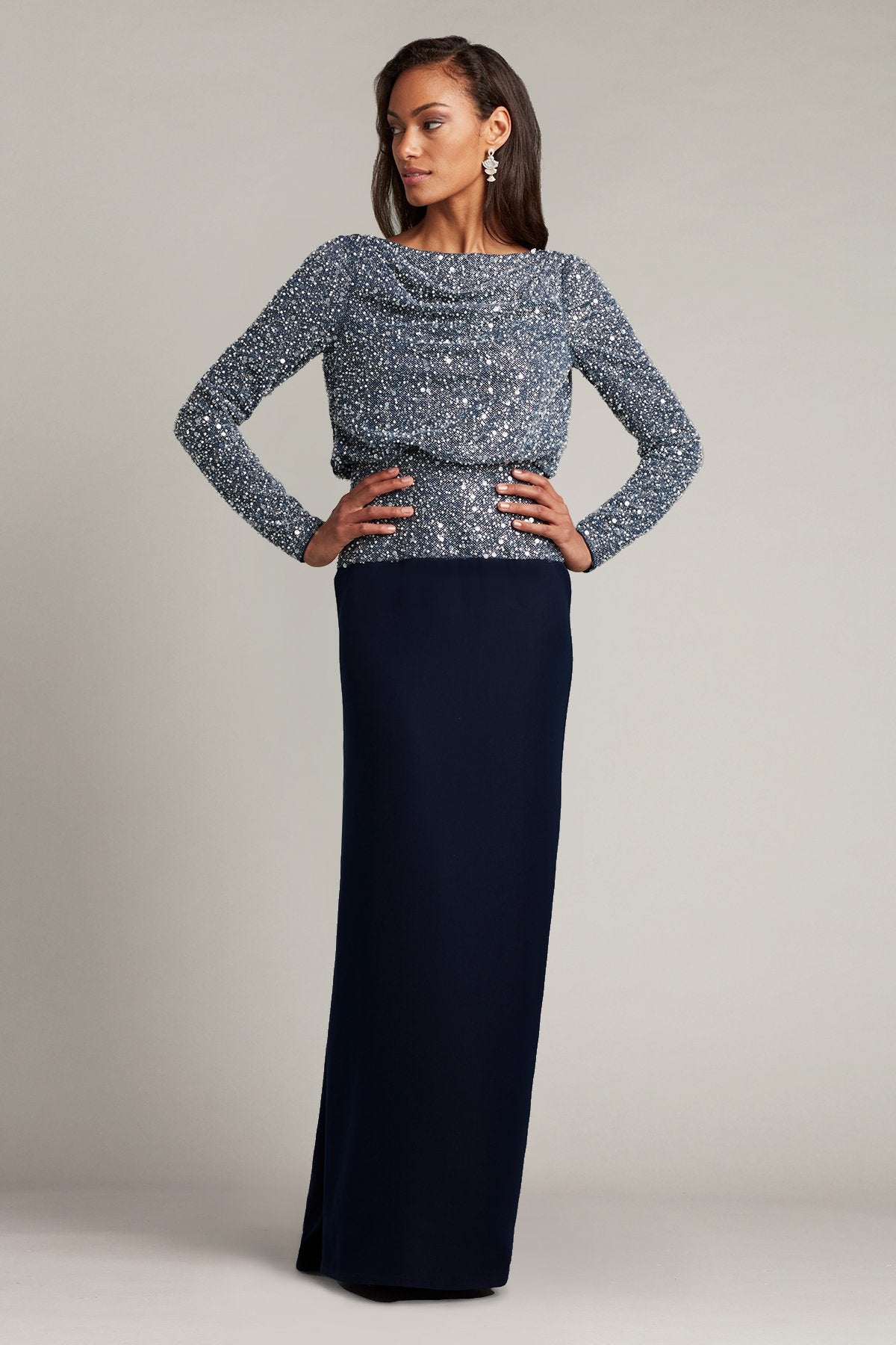 Hennigan Embellished Blouson Gown