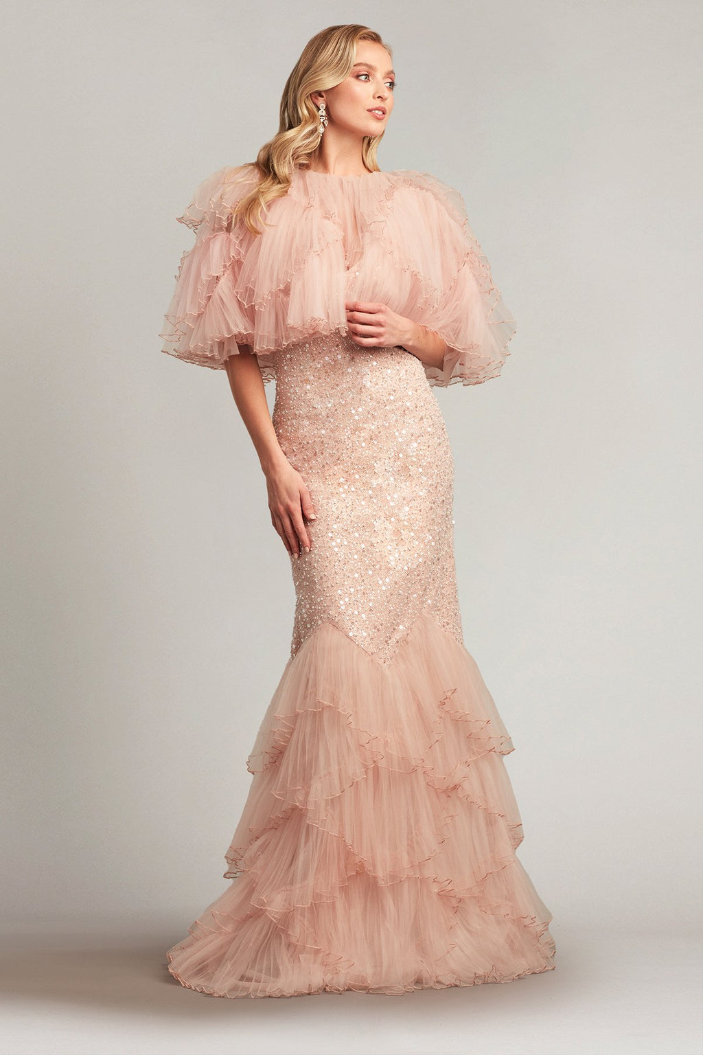 Marit Two-Piece Tiered Bolero & Gown
