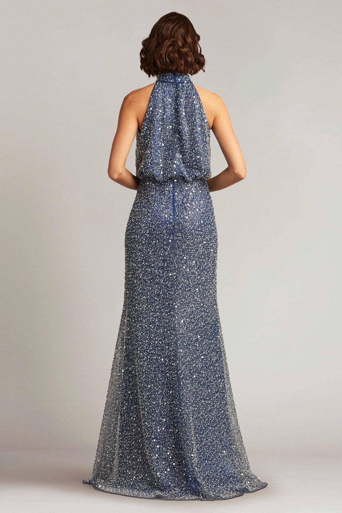 Senna Embellished Halter Gown