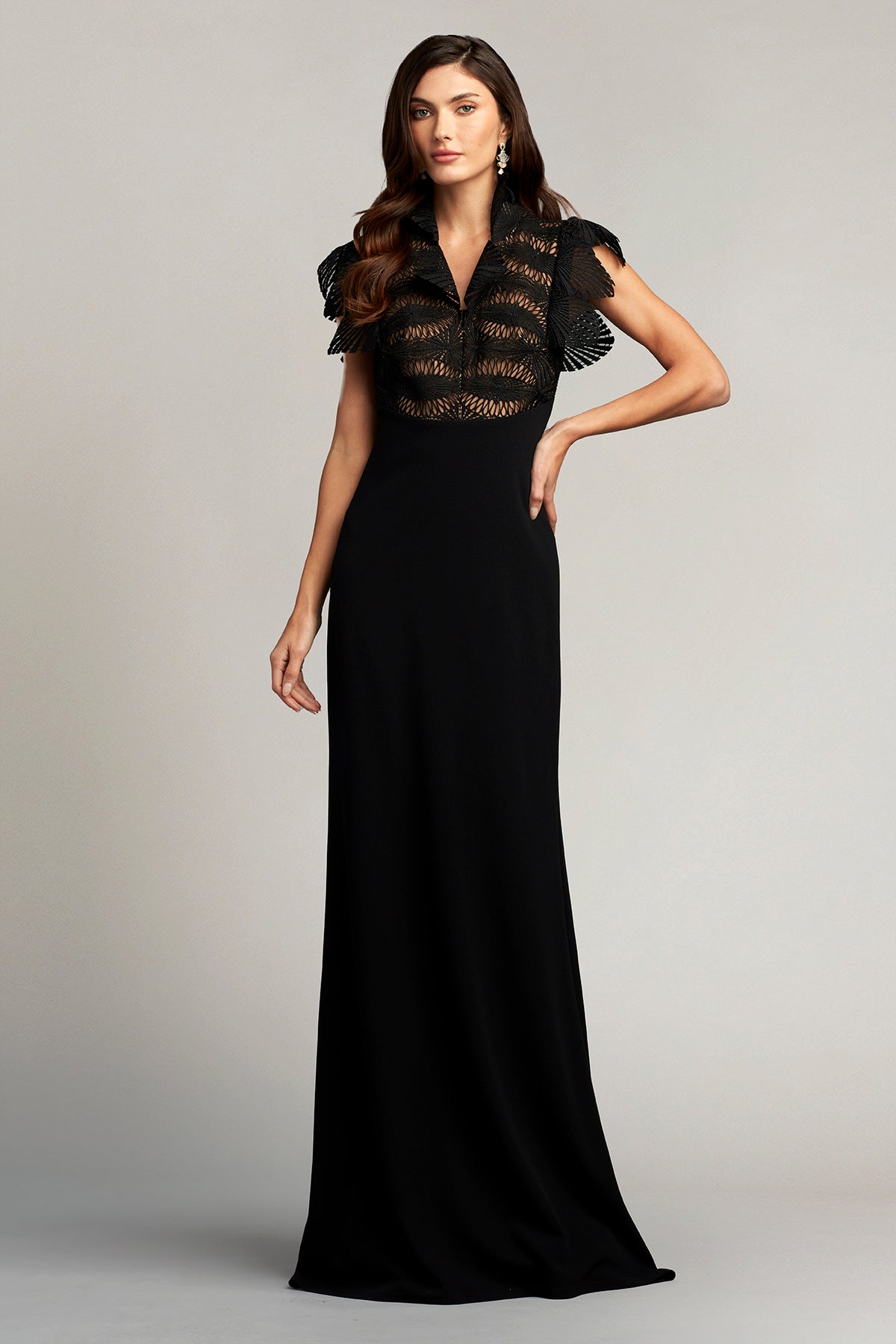 Lita Crochet Lace Collar Gown