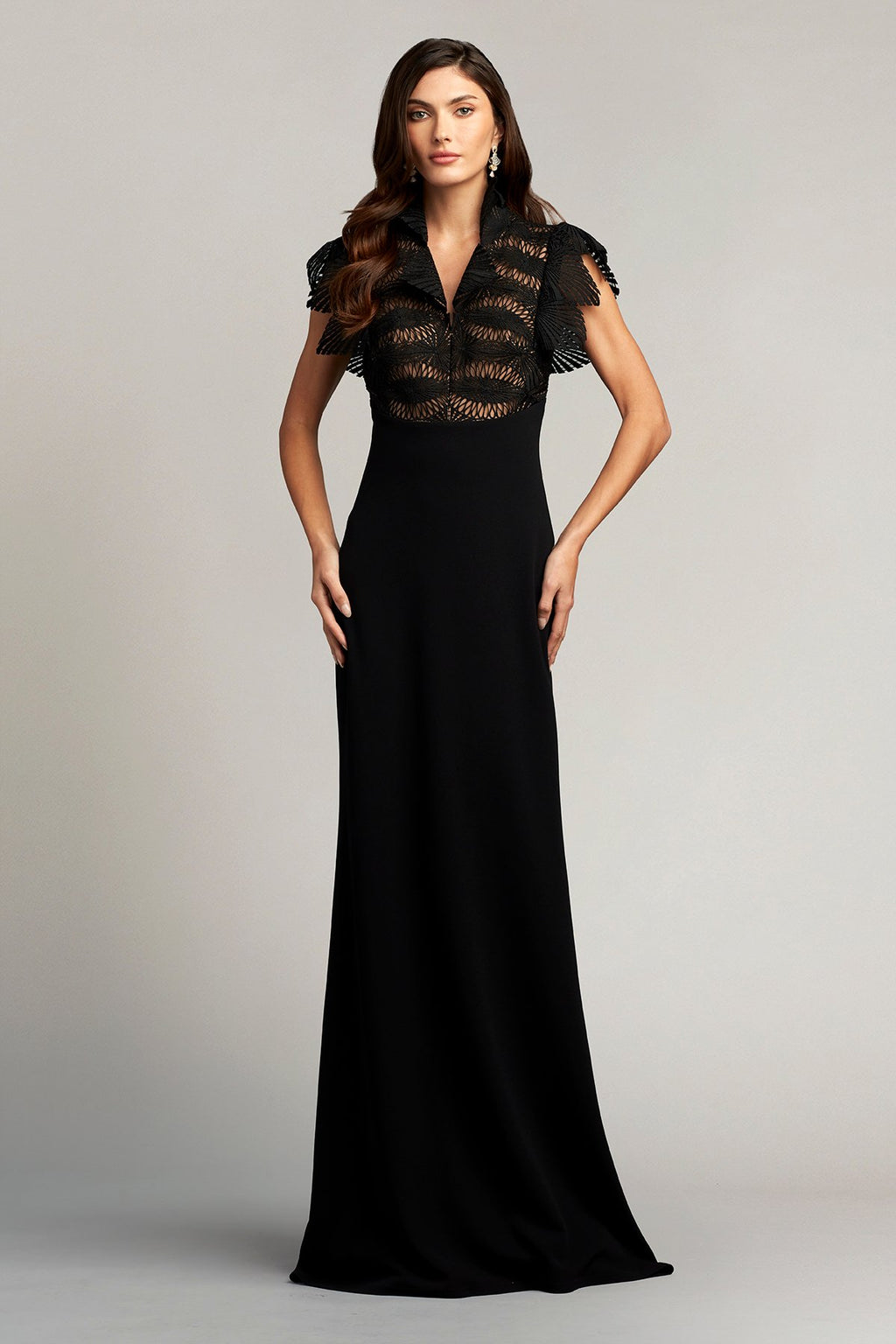 Lita Crochet Lace Collar Gown